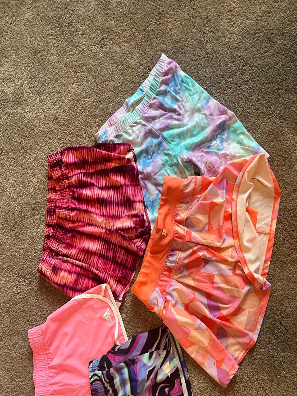 Bundle of 5 athletic shorts- girls 14/XL